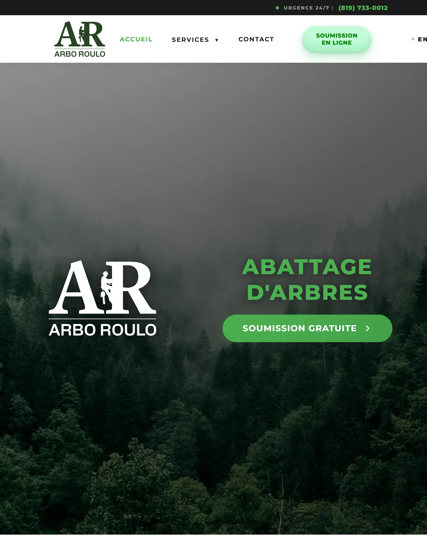 Aperçu du site Arboroulo